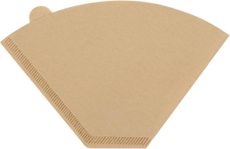 PADELE Coffee Filters #4，Cone Coffee Filter 8-12 Cup，200 Unbleached Natural Coffee Filters - Image 1